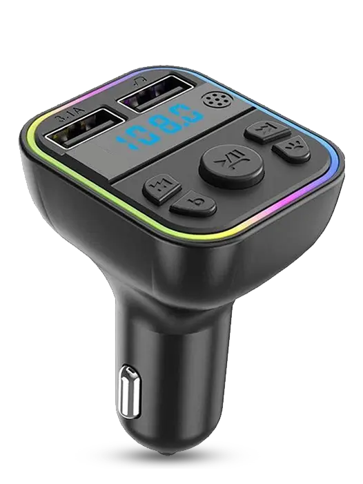 Modulator FM Auto Bluetooth cu 2 Porturi USB și Afișaj LED - Încărcare Rapidă