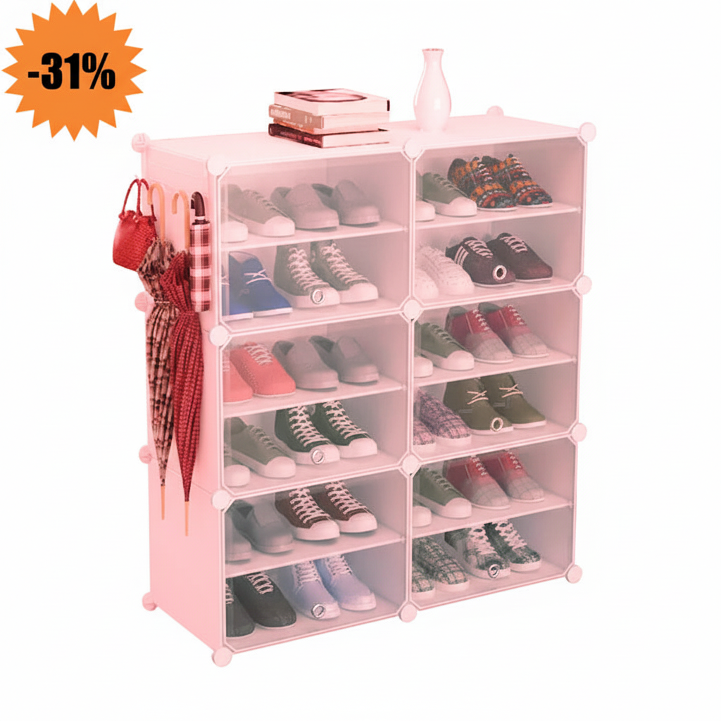 Pantofar modular roz - reducere 31%