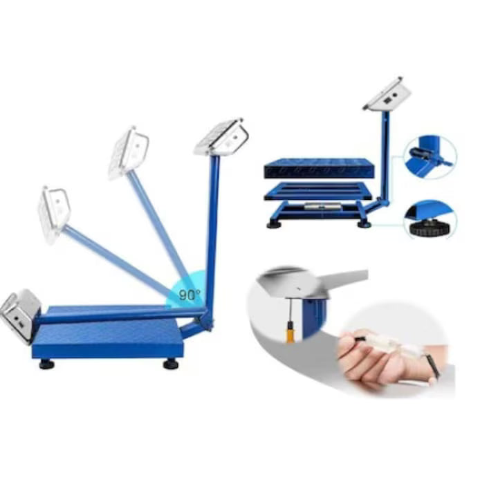 Cântar Electronic 350kg cu Afișaj Digital - Platformă Profesională