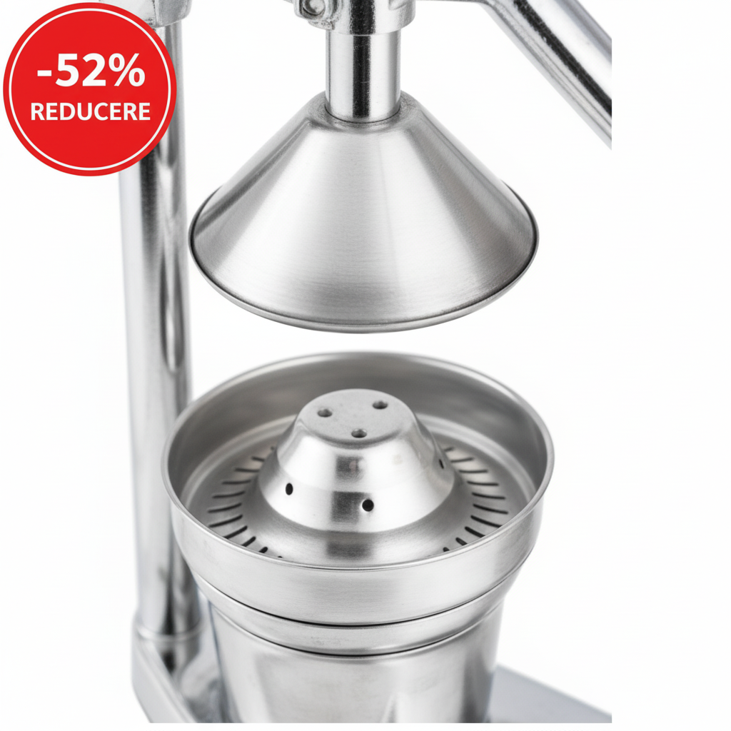 Storcător Manual de Fructe din Inox - Profesional, Oțel 18/10, Portocale/Lămâi