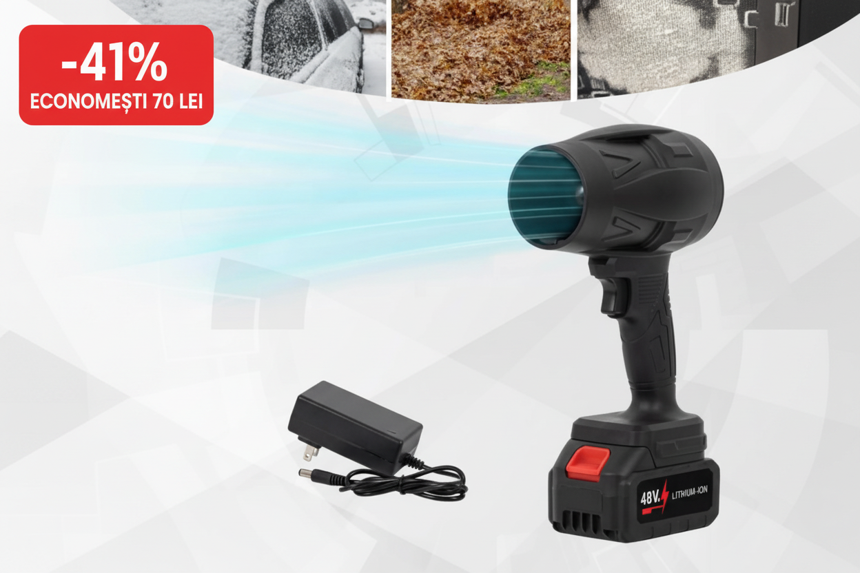Suflător Wireless cu badge reducere