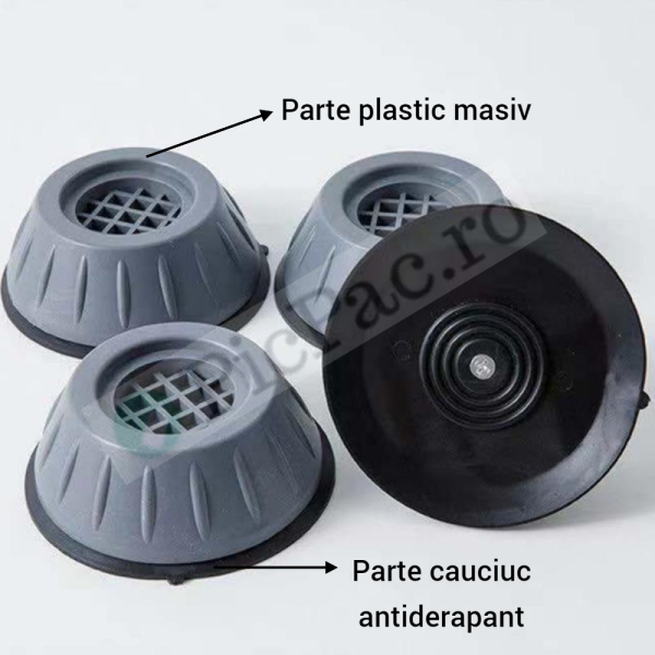 Picioare Anti-Zgomot pentru Mobilier - Set 4 Bucăți, Protecție Pardoseală