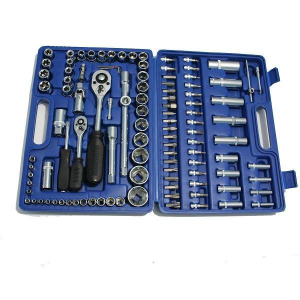 Set Chei Tubulare Profesional - 108 Piese, Valiză Inclusă